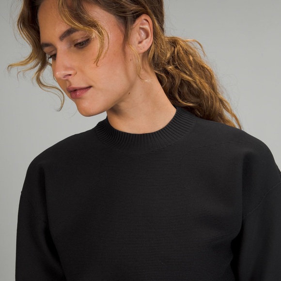 Lululemon AllAround Crewneck Sweater Black - Picture 4 of 8